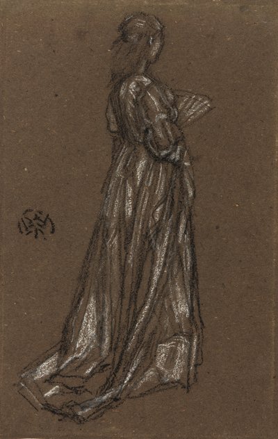 Junges Mädchen stehend, ca. 1873-75 von James Abbott McNeill Whistler